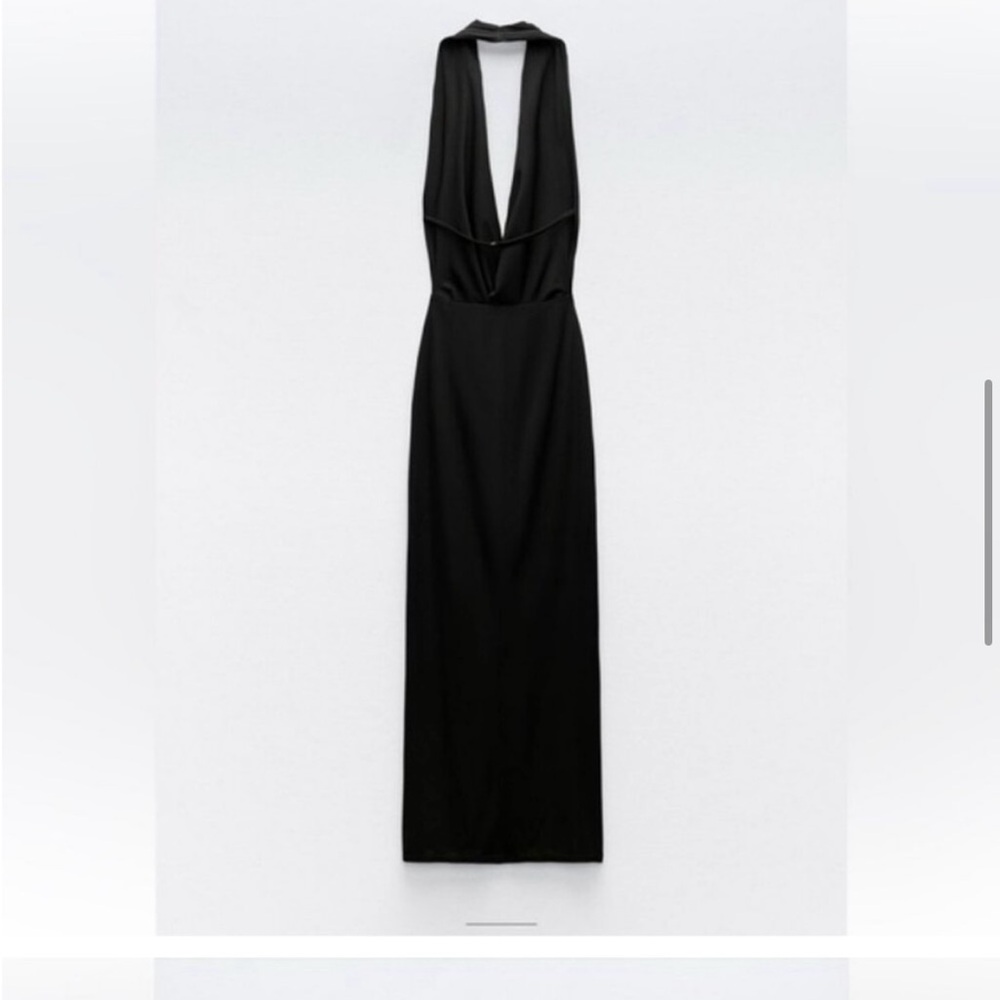 Zara Draped Halter Dress